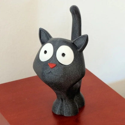 Tiffany Le Chat - Figurine  Unique et Artistique 