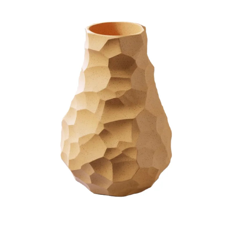 Vase Motif Pierre - Élégant et Unique | PolyPrestige 3D