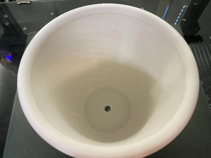 Pot de fleurs avec soucoupe de 10, 12 et 15 cm de diamètre