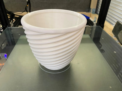 Pot de fleurs avec soucoupe de 10, 12 et 15 cm de diamètre