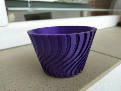 Pot de plante en spirale