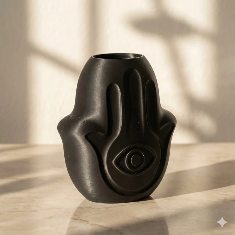 Vase, pot décoratif – Main de Fatma Hamsa
