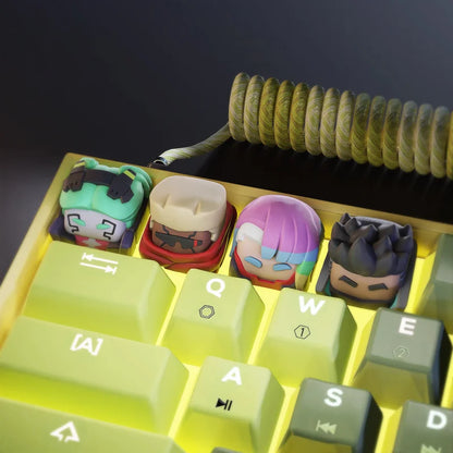 Keycaps Cyberpunk Edgerunners - Clavier Mécanique 