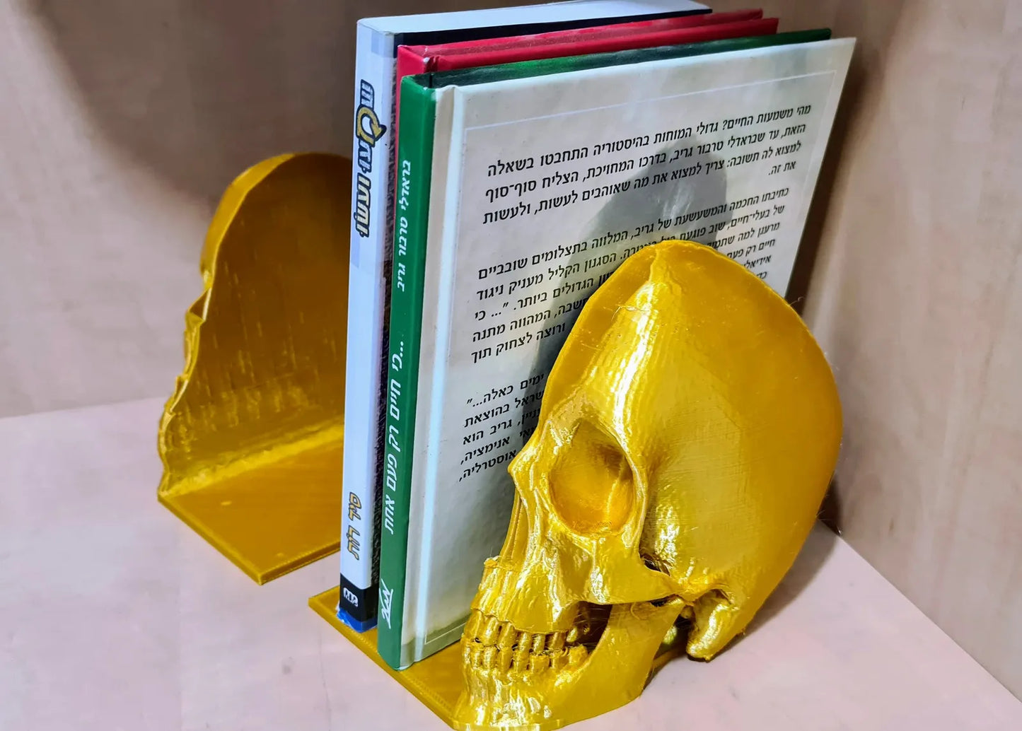 Serre-livres têtes de mort