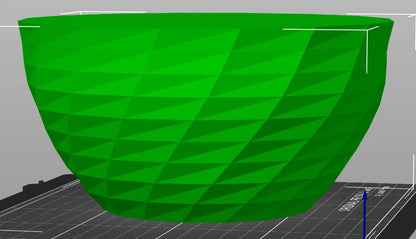 Bol polygonal vase élégant pour décoration moderne