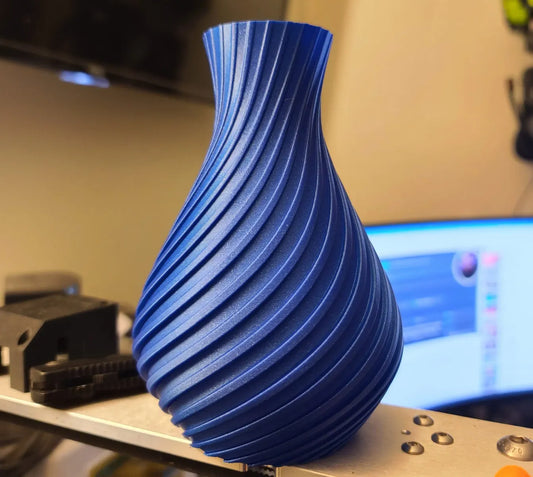 Vase en spirale
