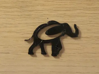 Marque-page elephant