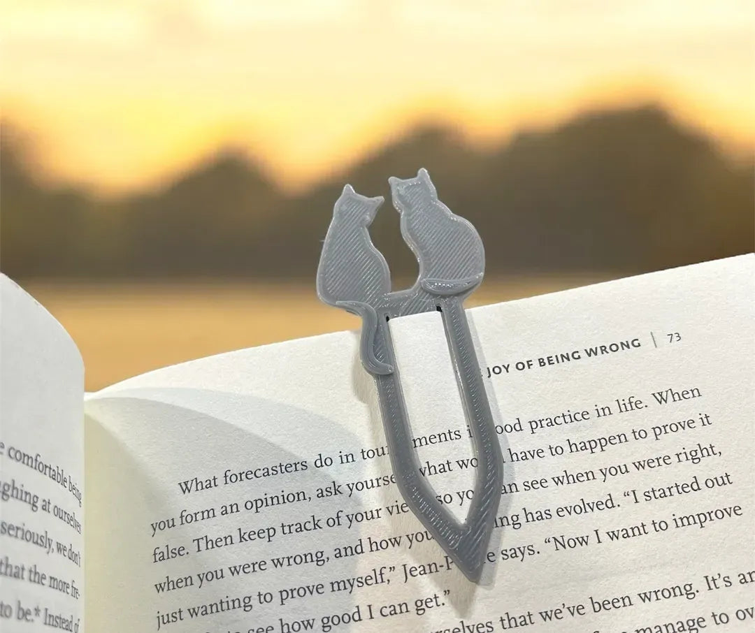 Marque-page chat mignon