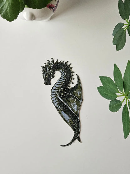 Wyverne de la forêt - Marque-page dragon