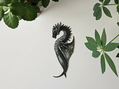 Wyverne de la forêt - Marque-page dragon