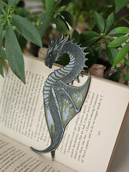 Wyverne de la forêt - Marque-page dragon