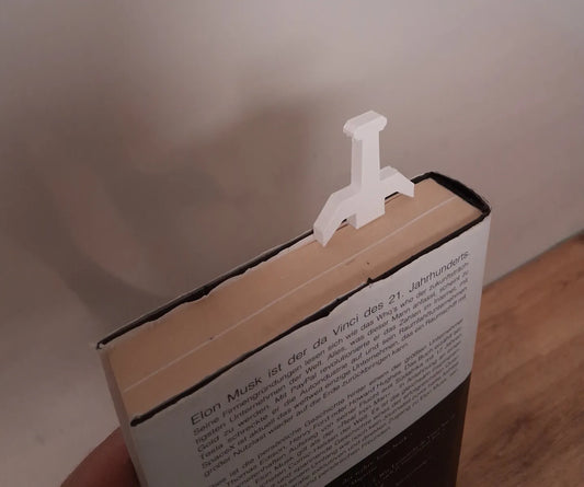Marque-page épée low poly