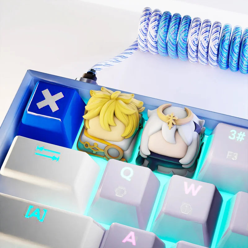 Keycaps Genshin Impact pour Clavier Mécanique 