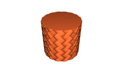 Pot de fleurs en osier et jardinière - Design mode vase