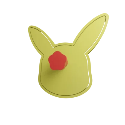 Emporte-pièce Tête de Pikachu - PolyPrestige3D