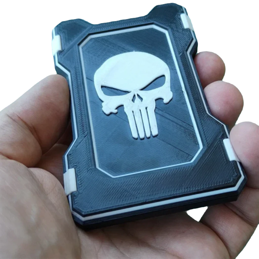 Porte Cartes avec Logo Punisher - PolyPrestige3D