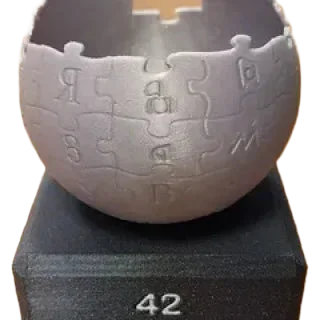 3D Wikipedia Logo