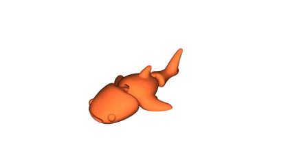 Requin-baleine articulé stylisé