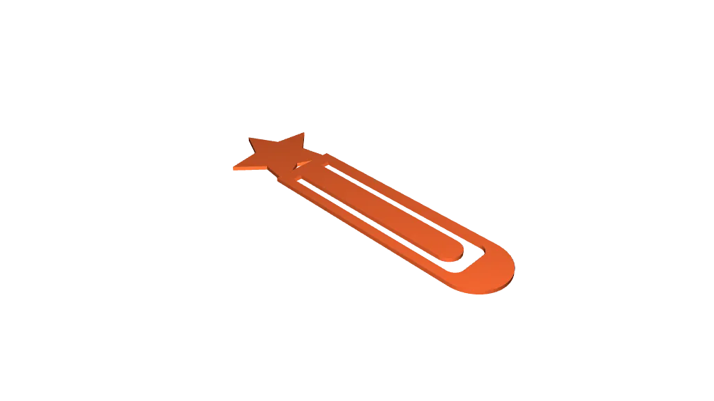 Marque-page étoile
