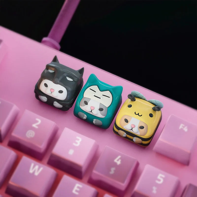 Keycaps Chatons pour Clavier Mécanique - PolyPrestige3D