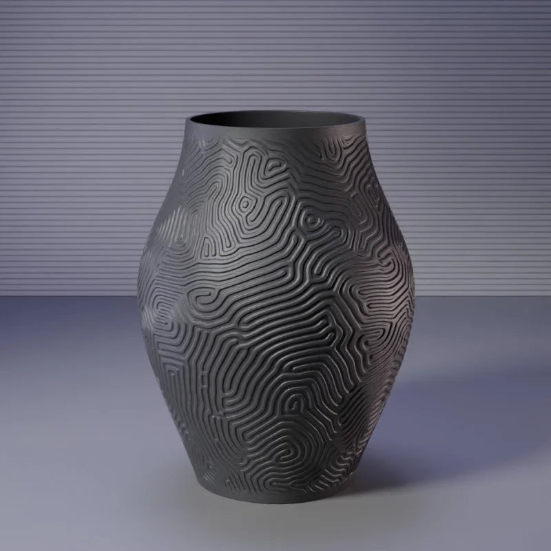 Vase Ondulé | Artisanat d'Exception - PolyPrestige 3D