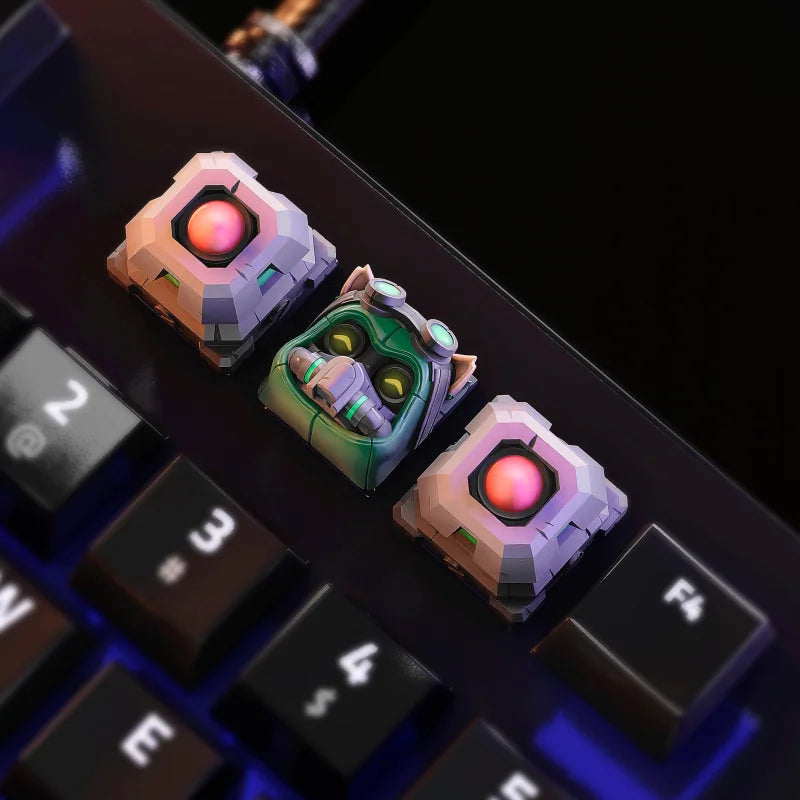 keycaps Teemo Omega Squad  - LOL - Clavier mécanique