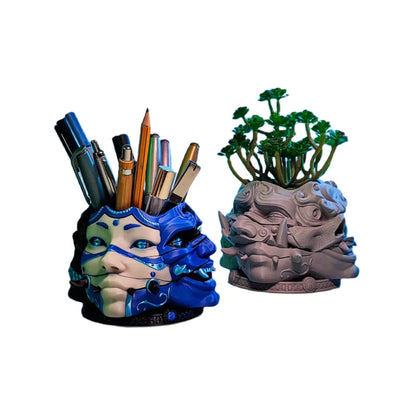 Vase Yokai Blend - Vase d'Art Moderne en Impression 3D