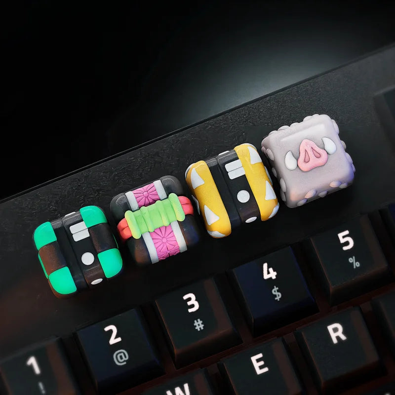 Keycaps Demon Slayer Minimaliste 