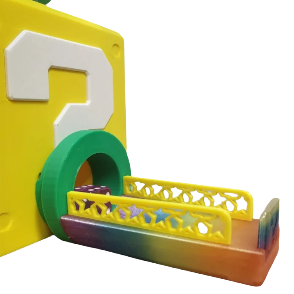 Tour de dés Mario - Poly Prestige 3D - Accessoire de Jeu