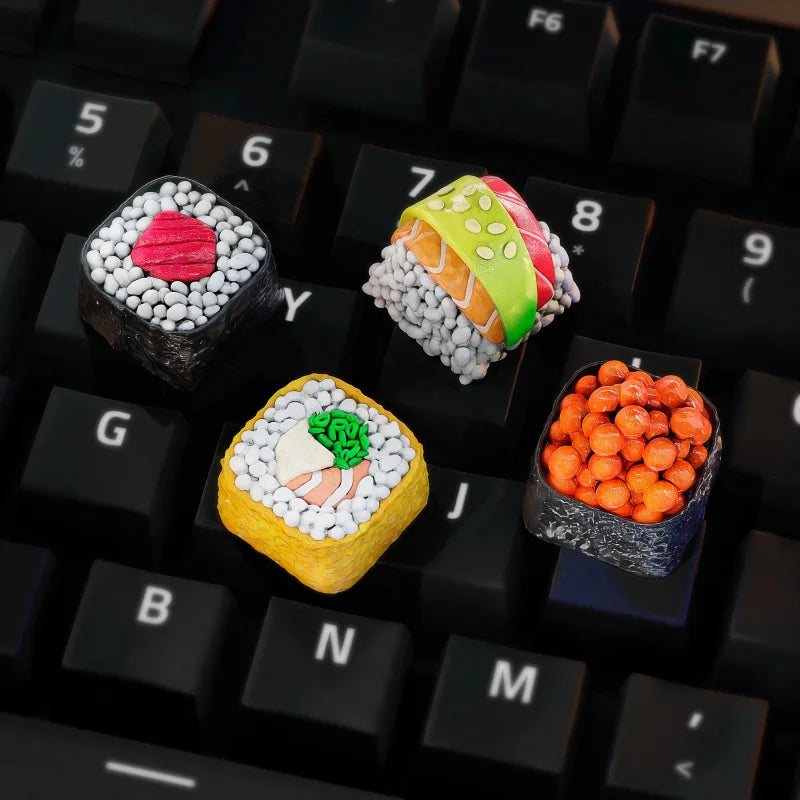 Keycaps Sushi pour Clavier Mécanique - PolyPrestige 3D