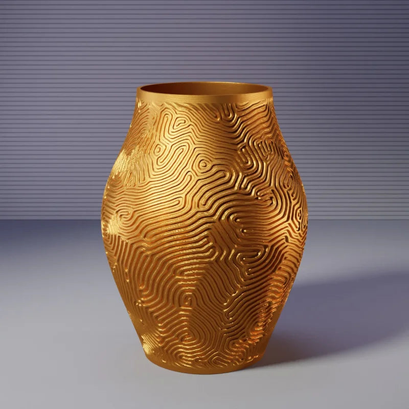 Vase Ondulé | Artisanat d'Exception - PolyPrestige 3D