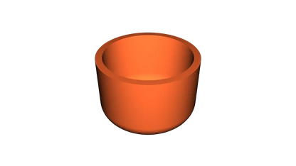 Pot de plante rond minimaliste