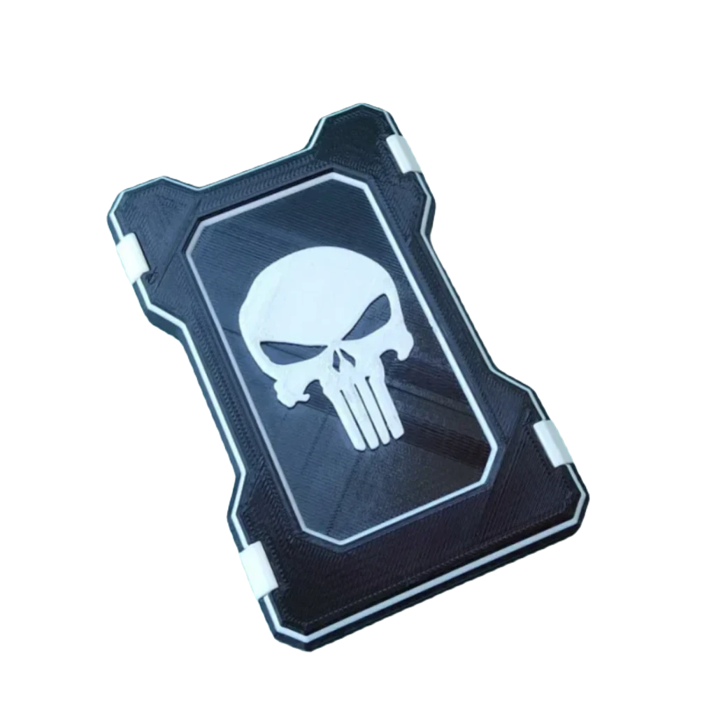 Porte Cartes avec Logo Punisher - PolyPrestige3D