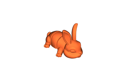 Porte-clés à figurine articulée Lapin