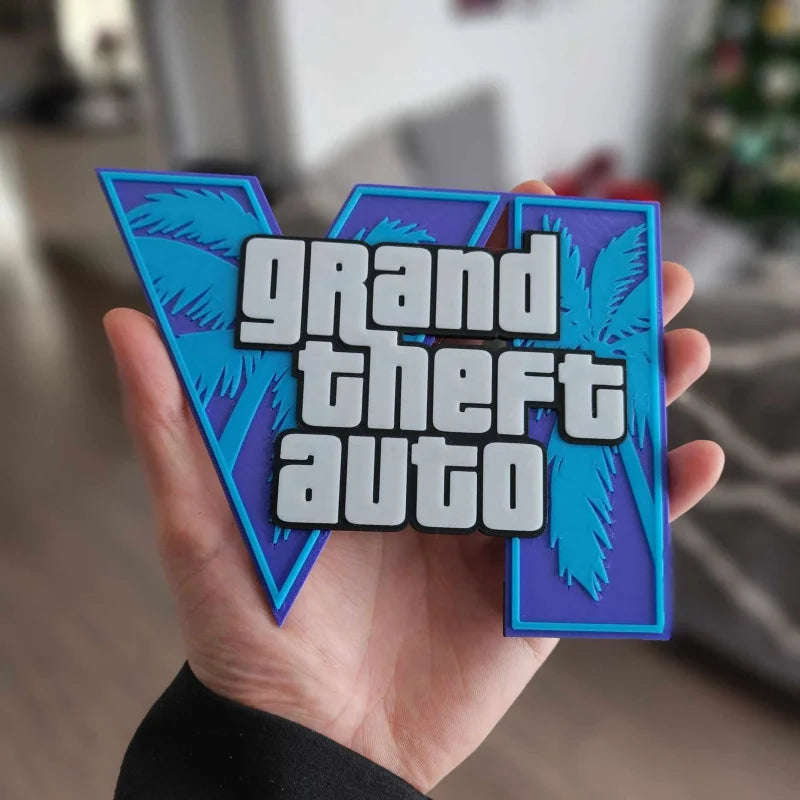 Logo  Grand Theft Auto 6 - GTA 6 VI | PolyPrestige 3D