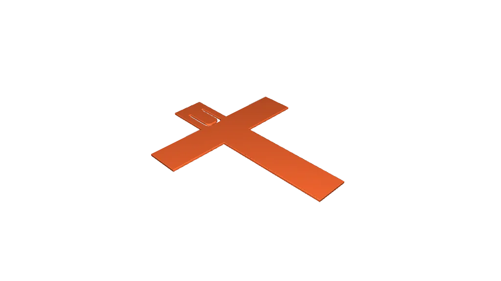 Marque-page croix