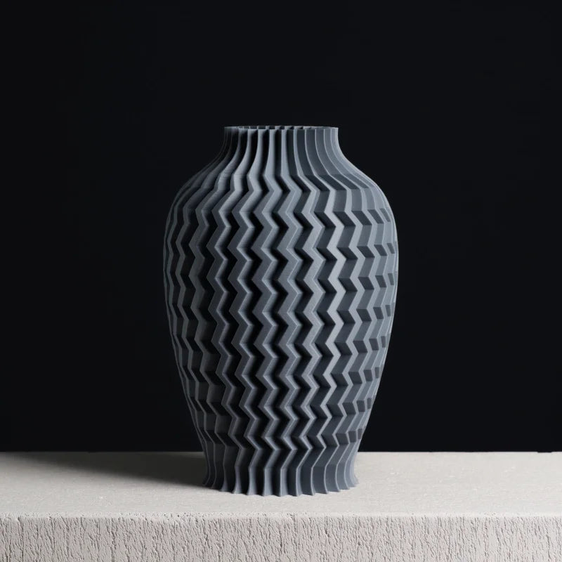 Vase Texture Zigzag - PolyPrestige 3D