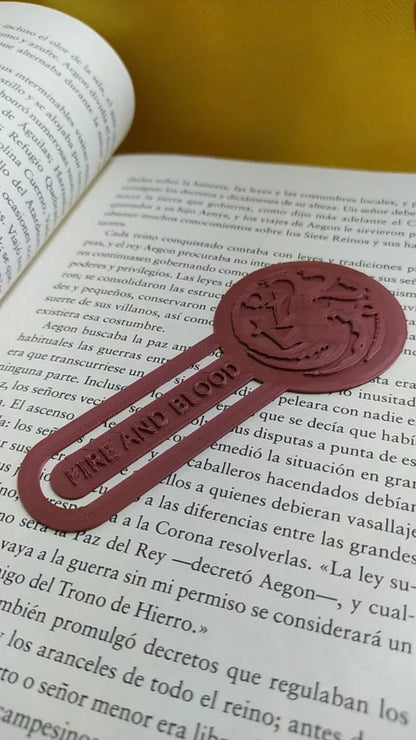Marque-page Targaryen (señalador) Game of Thrones