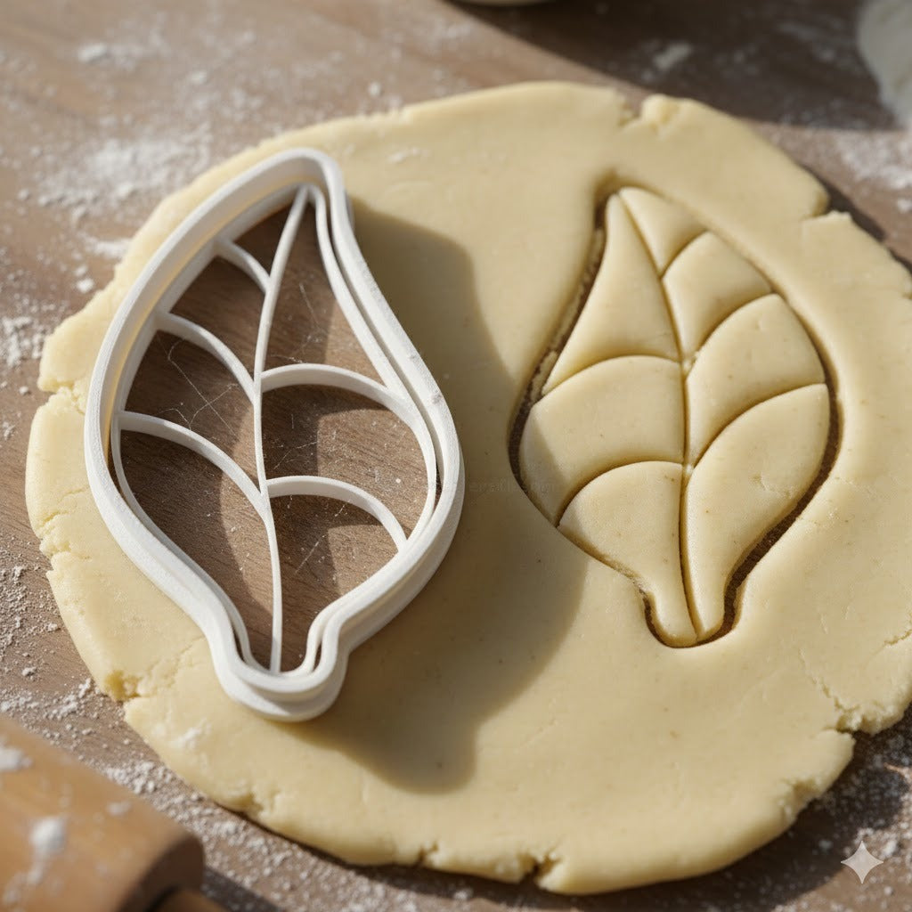 Emporte-pièce Feuille - Découpoir Pâtisserie pour Biscuits et Gâteaux