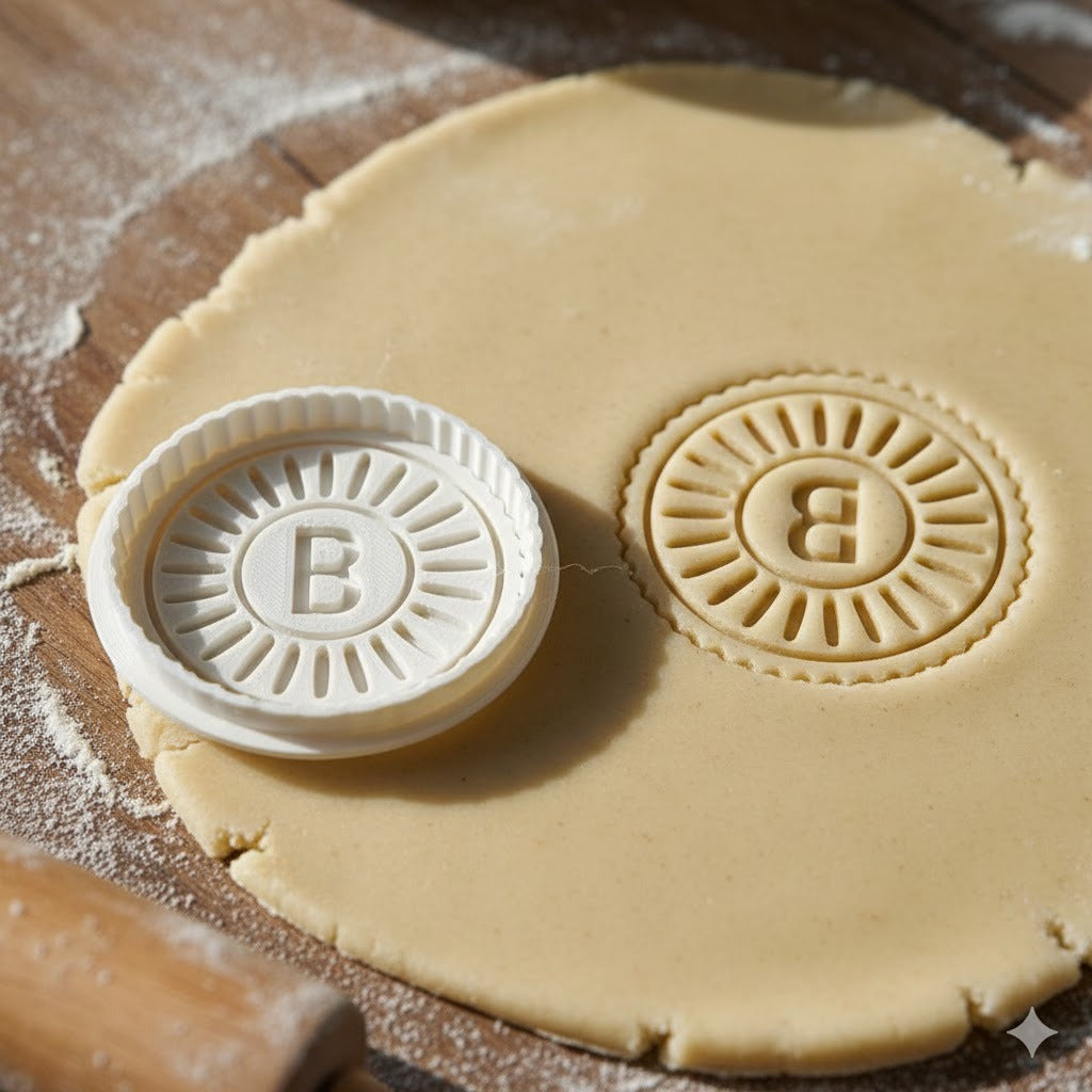 Emporte-pièce Personnalisé Lettre B - Design Soleil