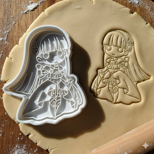 Emporte-pièce Personnage Kawaii - Fille Manga Chibi pour Biscuits et Pâtisserie