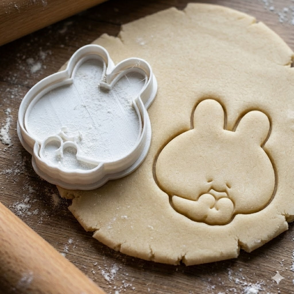Emporte-Pièce Lapin Kawaii - Découpoir Pâtisserie Biscuit Cookie Cutter