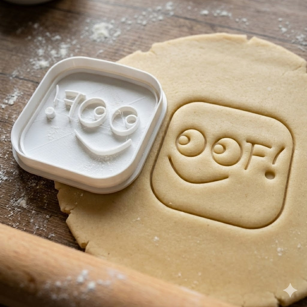 Emporte-pièce OOF - Visage Emoji Surprise