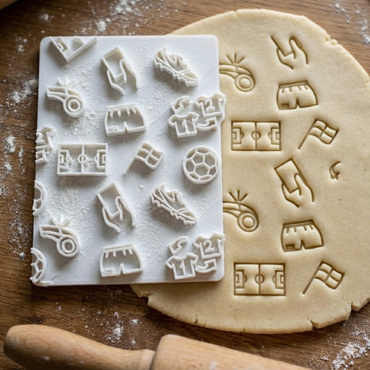 Tampon Empreinte Football - Motifs Sport