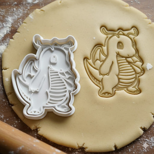 Emporte-pièce Dragonait - Découpoir Dragon Kawaii pour Biscuits et Pâtisserie
