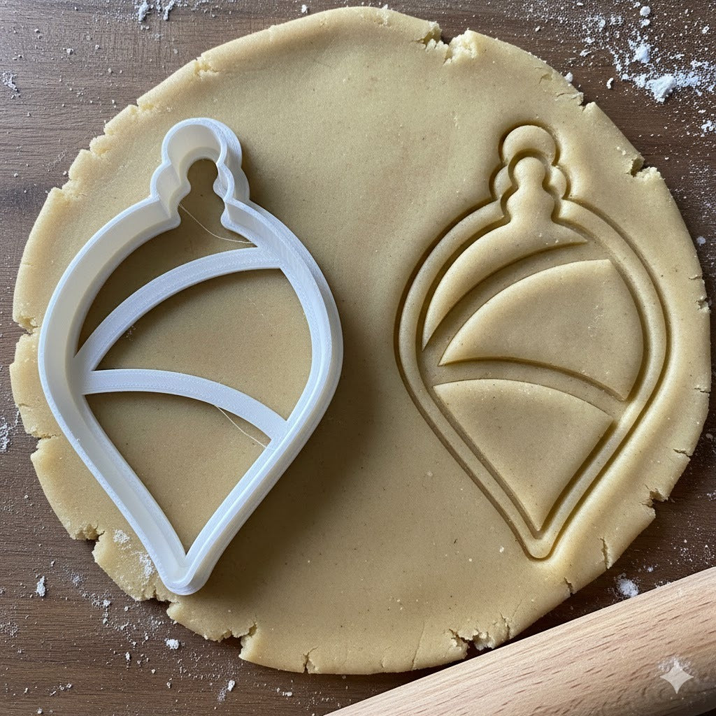 Emporte-pièce Ornement de Noël - Silhouette Ange