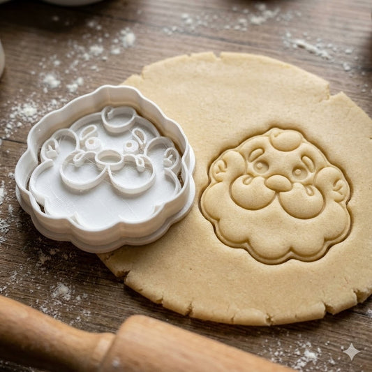 Emporte-pièce Père Noël - Découpoir Biscuit Noël Kawaii