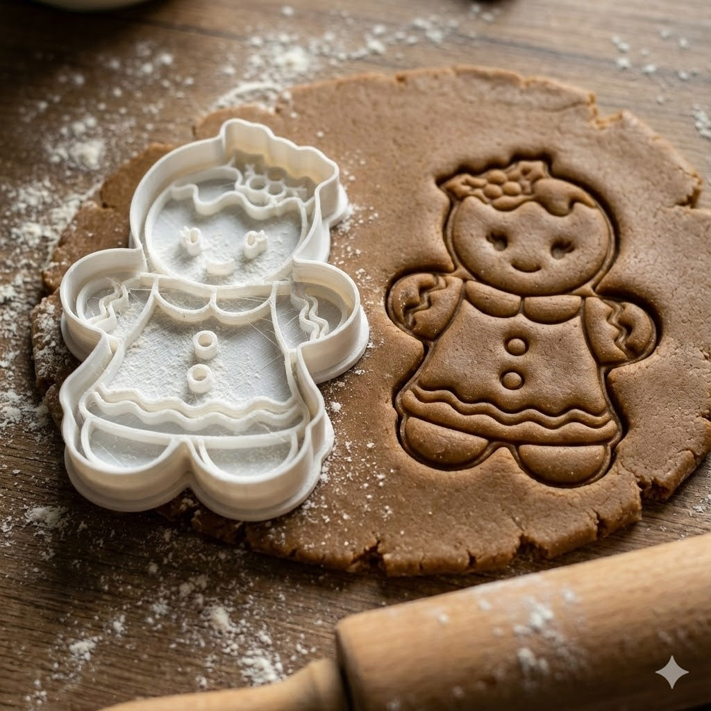 Emporte-pièce Bonhomme en Pain d'Épices - Découpoir Biscuit Noël