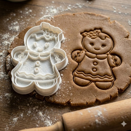 Emporte-pièce Bonhomme en Pain d'Épices - Découpoir Biscuit Noël