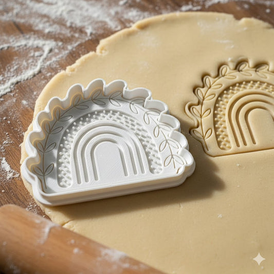 Emporte-pièce Arc-en-ciel Floral